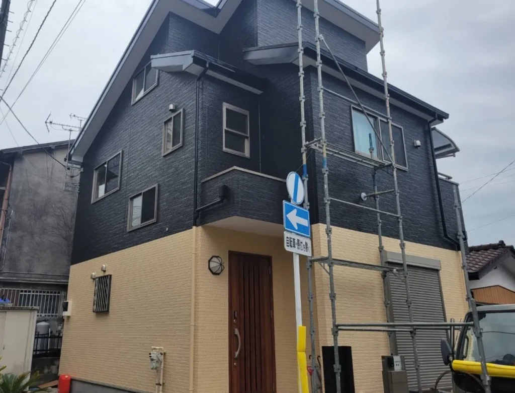 松戸市　屋根外壁塗装　施工後